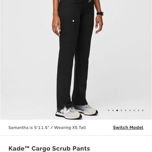 New with tags Figs Kade Cargo Technical Collection Pants Black size medium